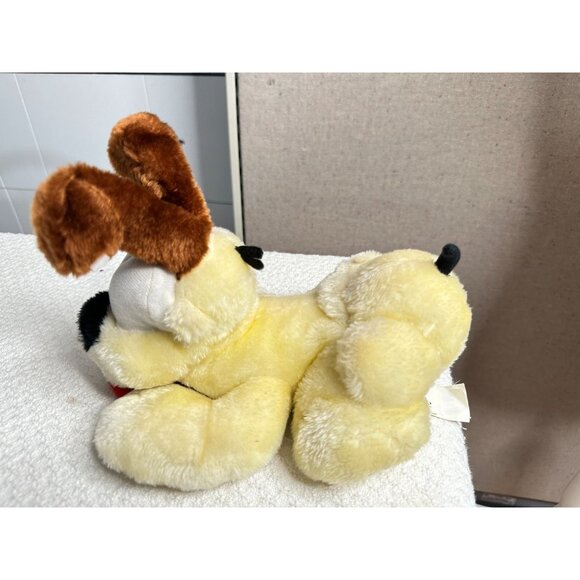 Garfield Odie Plush Toy Stuffed Animal Yellow Brown Play by Play PAWS Vtg 8" - Picture 6 of 11